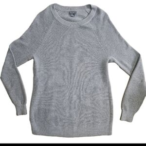 EDDIE BAUER Women's TM Textured Thermal Crew Grey Size. Medium Tall